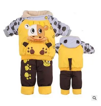 Новинка 2019 детский зимний костюм зимняя куртка-парка для маленьких мальчиков и