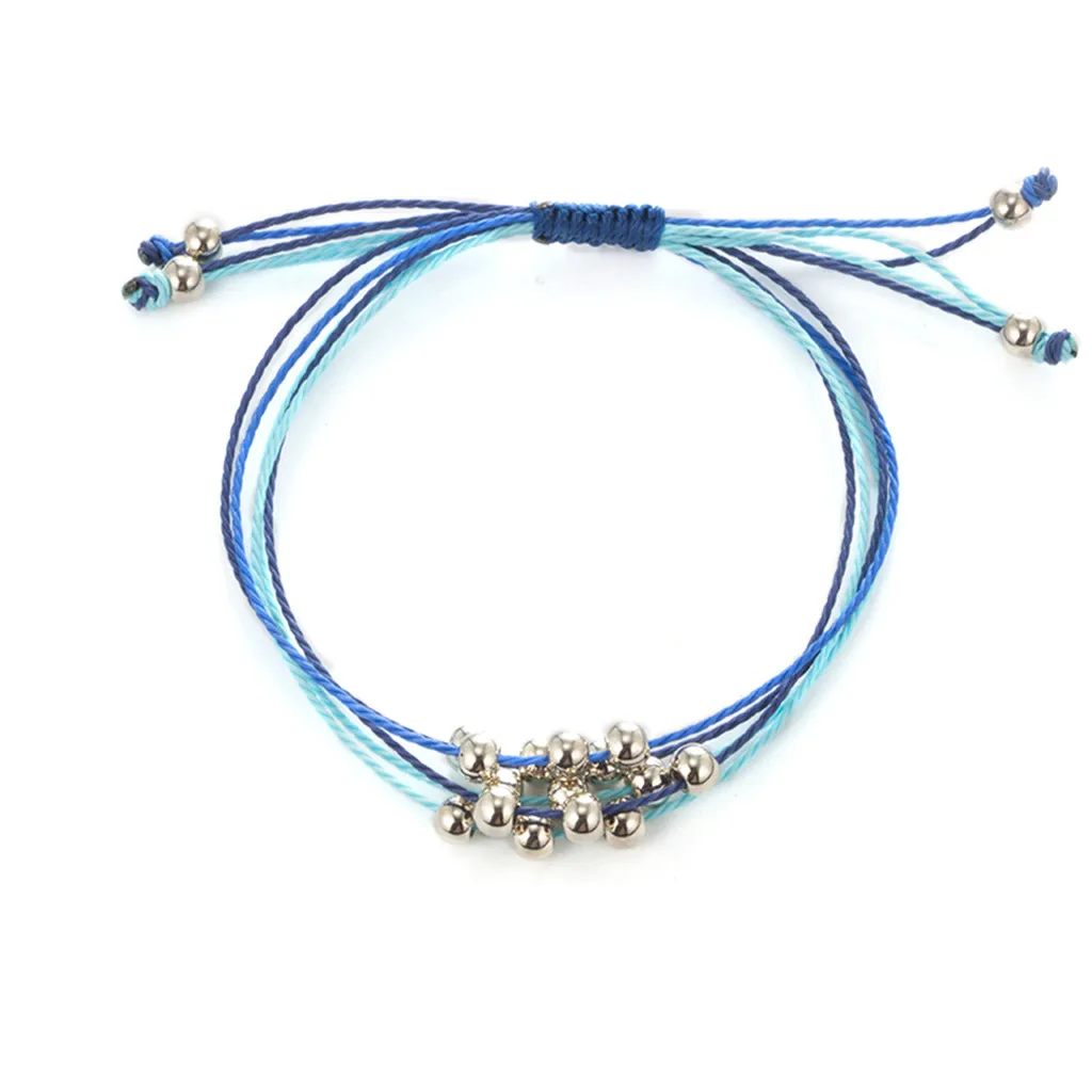 Женский многослойный браслет с бусинами 5 шт. | Украшения и аксессуары