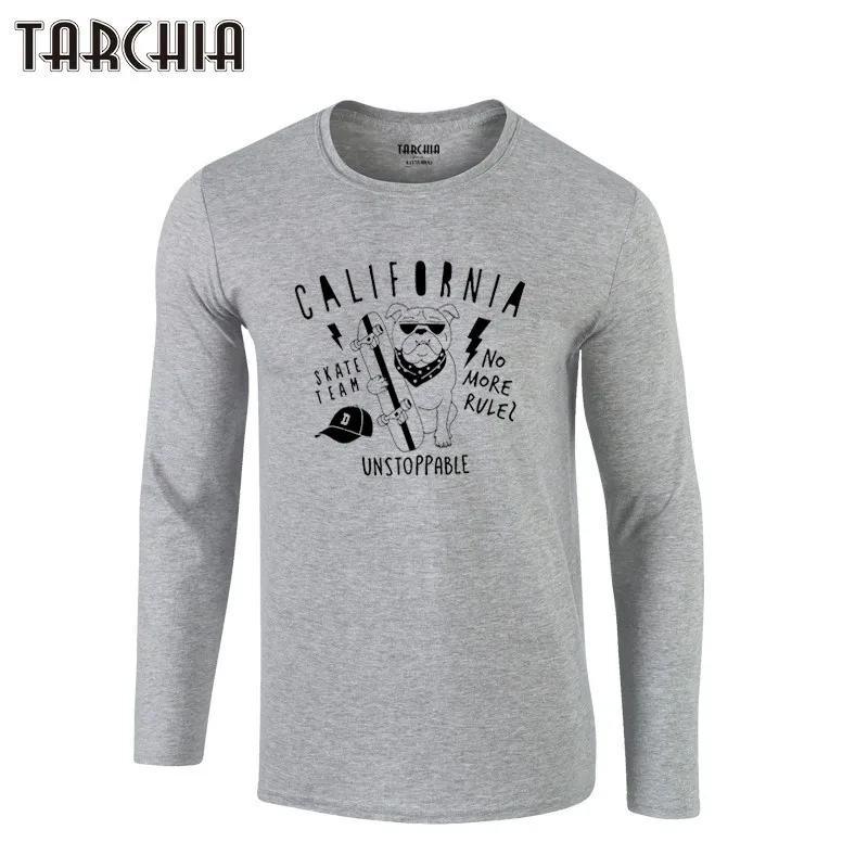 TARCHIA 2021 новый Калифорния с коротким и широким подолом собака брендовая футболка