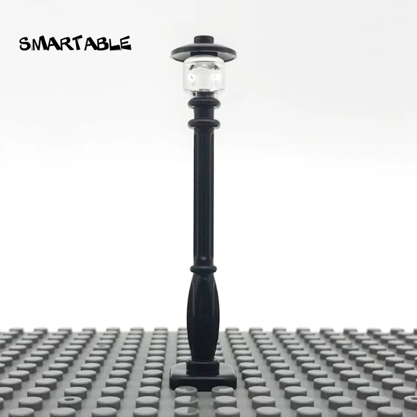 Уличная лампа Smartable MOC в стиле ретро с абажуром виде лампы детали для конструктора