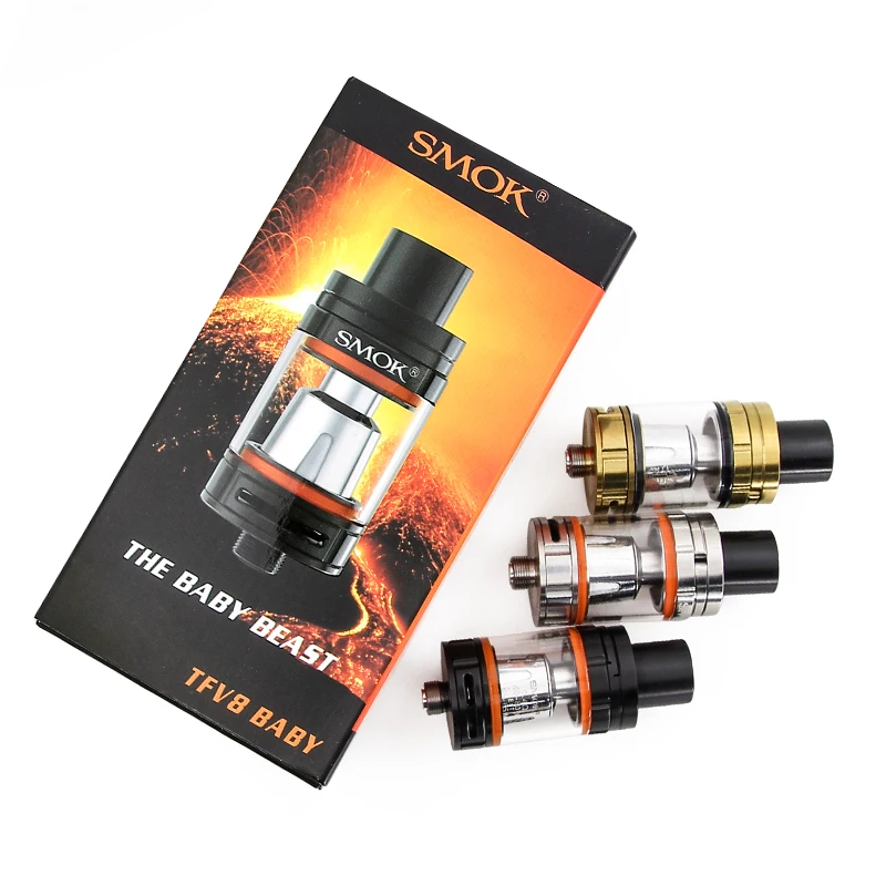 Атомайзеры оригинальные SMOK TFV8 детский бак 3 мл зверь топ-наполнение 510 нить
