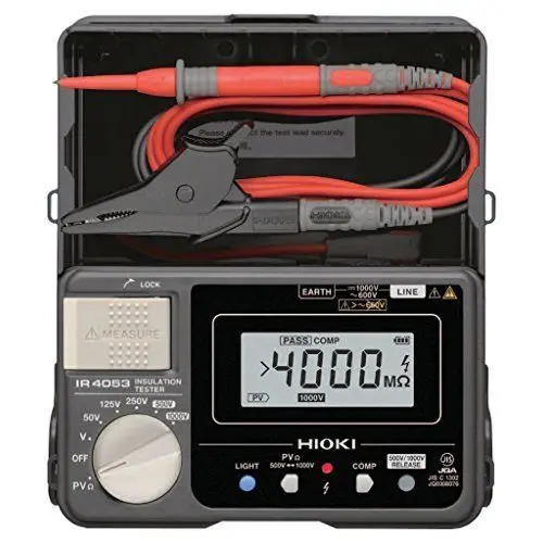 HIOKI тестер изоляции IR4053 10 цифровой для фотоэлектрической системы поколения