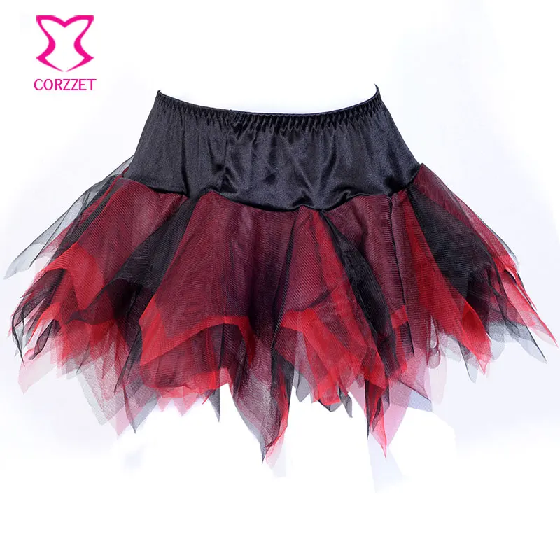 Гламурное жаккардовое платье с корсетом на молнии Черное и красное сексуальное