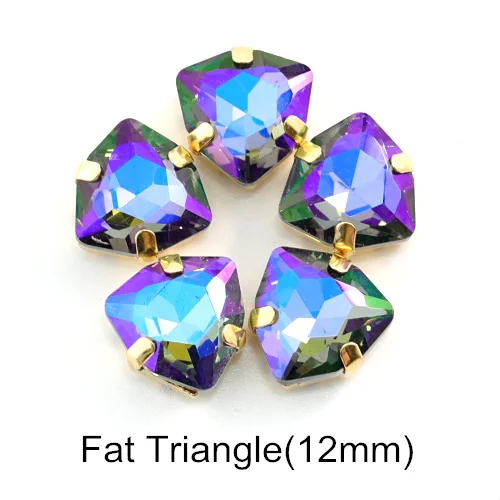 12mm-20PCS 20 шт черный бриллиант AB формы смешивания размеры пришить стразы с коготь Flatback Стекло шитье стразами камни для Сделай Сам одежда B1152 - Цвет: 12mm-20PCS