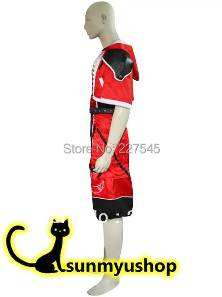

Free Shipping!KINGDOM HEARTS Sora red Cosplay Costume ! Acceptable order