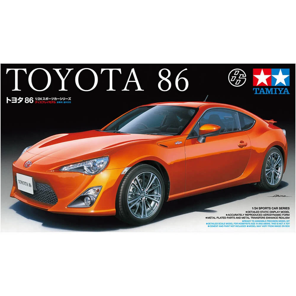 Модель спортивного автомобиля 1/24 TAMIYA 24323 TOYOTA 86 hobby | Игрушки и хобби