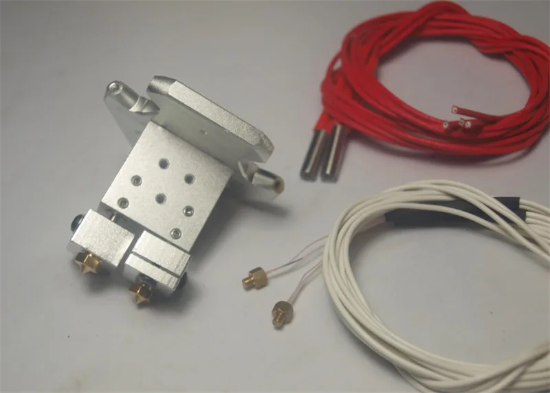 Delta Kossel 3D принтер Запасные части из металла Химера разных цветов экструзии hotend