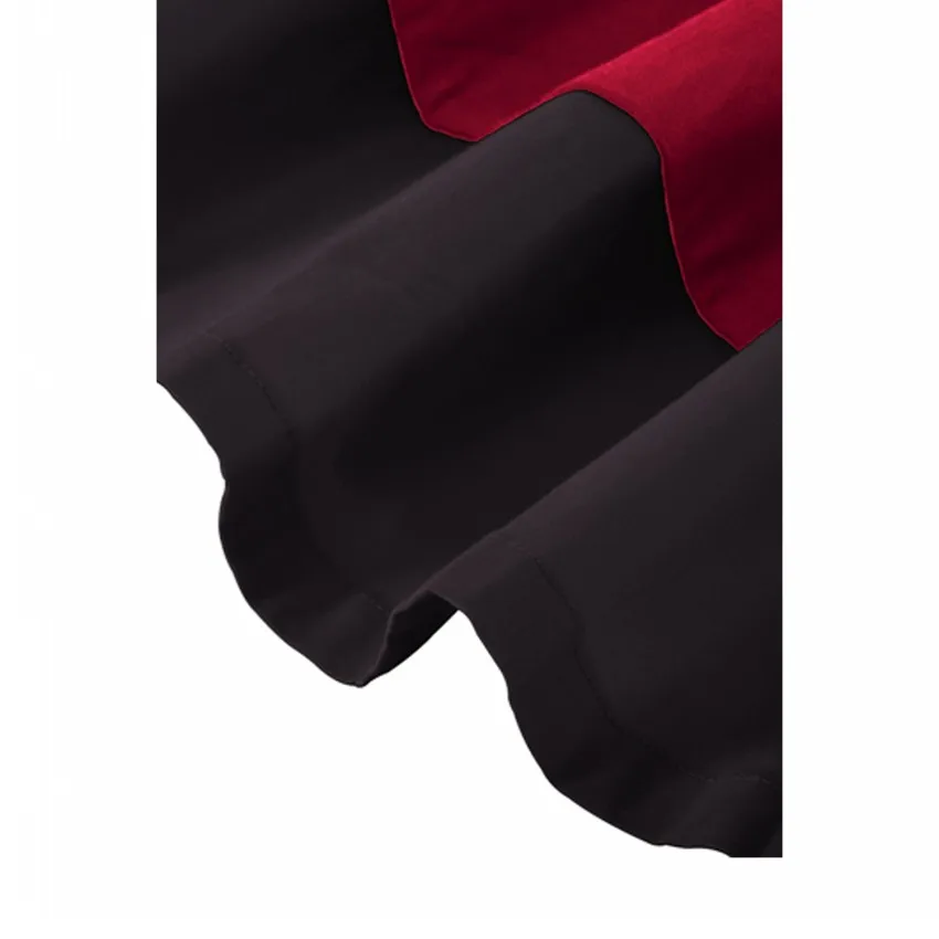 

MisShow 2019 Chinese Style Winter Dress Mandarin Collar Bodycon Dress Robe Hiver Plus Size S-4XL Patchwork Half Sleeve Vintage