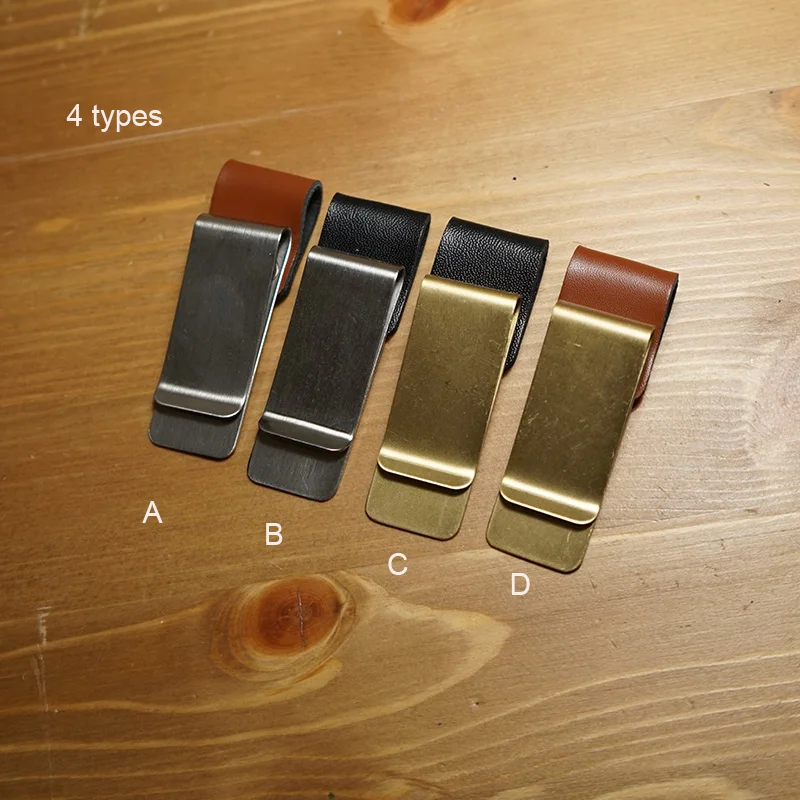 1 шт. Кожаный Зажим держатель для путешественников|clip metal|metal clipclip holder |