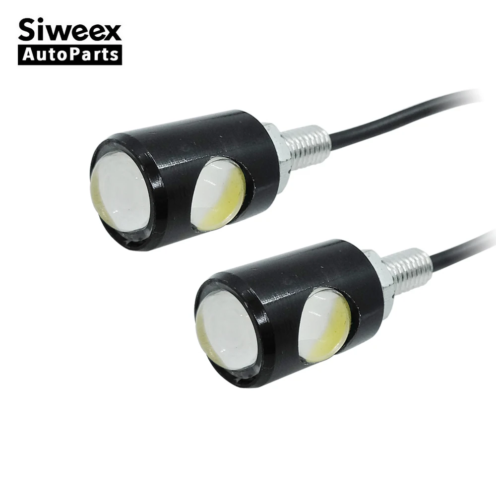 4 шт. белый 2 COB SMD светодиодный винт для номерного знака светильник мотоцикла и