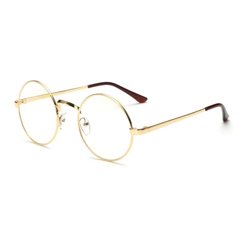 Очки круглые прозрачные в металлической оправе для мужчин и женщин|optical eyeglasses|harry