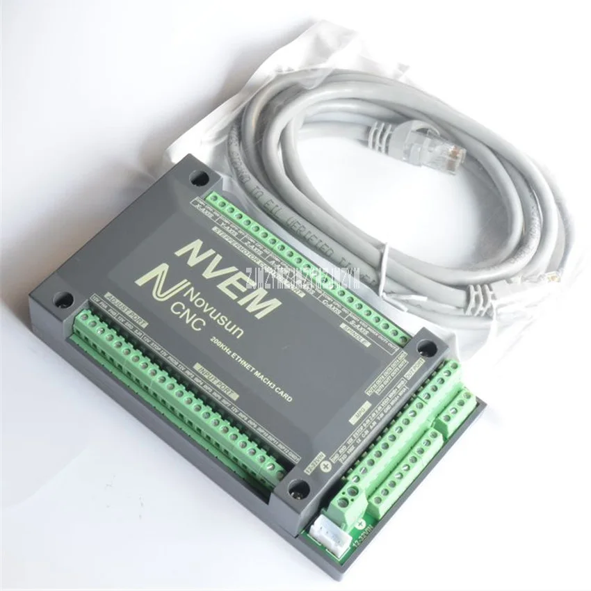 

Новое поступление DNEM 6-Aixs 200KHZ Ethernet MACH3 карта шаговый двигатель управления для станка с ЧПУ