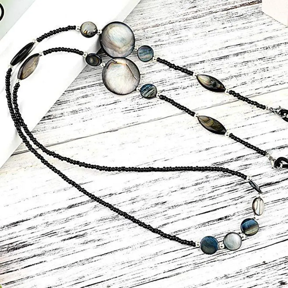 1 шт. модная женская цепочка для очков чтения ракушки бусины шнур солнцезащитных