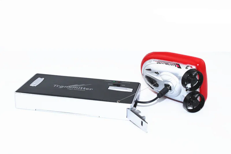 Мини воздушной подушке 6-канальный RC катер на амфибия Моделирование управления