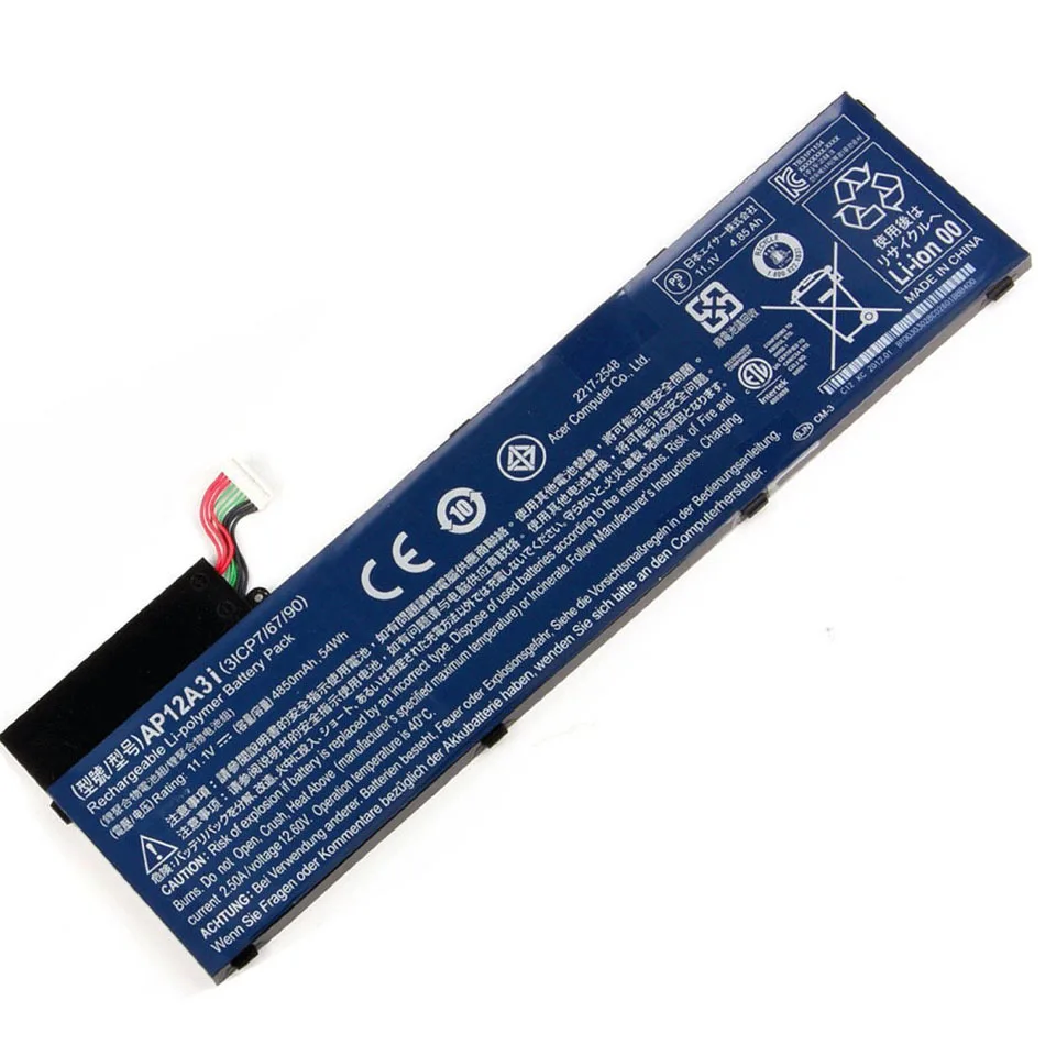 НОВЫЙ оригинальный AP12A3i аккумулятор для Acer Aspire Timeline Ультра U MA50 M3-581TG M5 M5-481TG AP12A4i