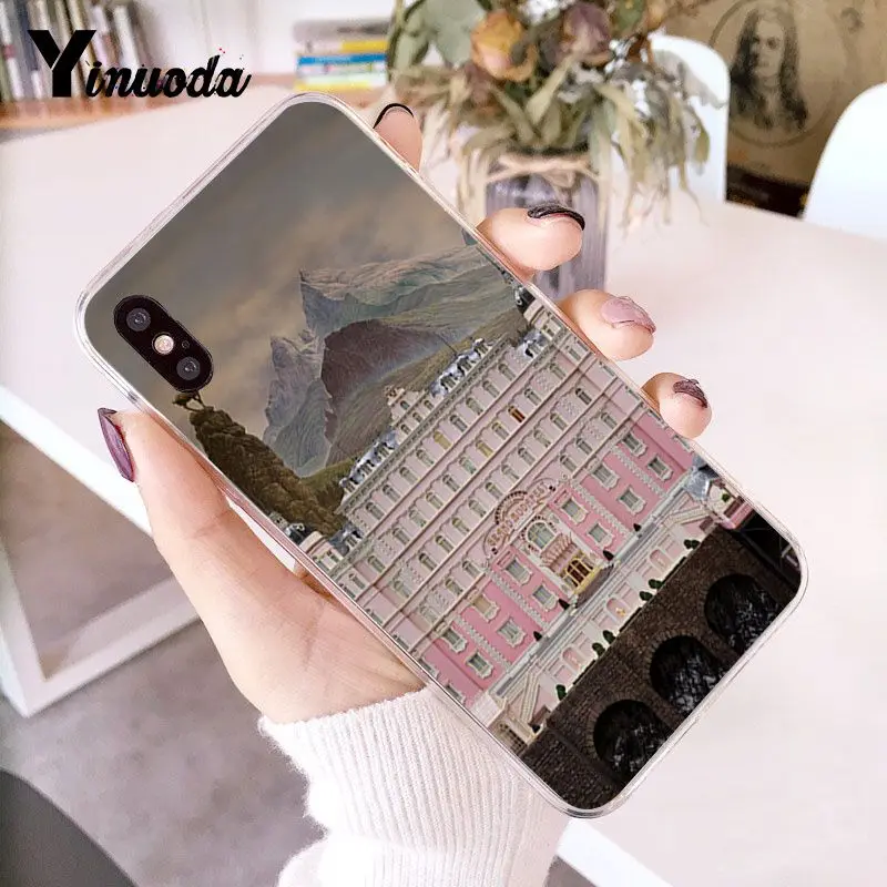 Yinuoda Wes Grand Budapest отель мягкий чехол для телефона из ТПУ чехол для iPhone 8 7 6 6S Plus 5 5S SE XR X XS MAX 10 чехол