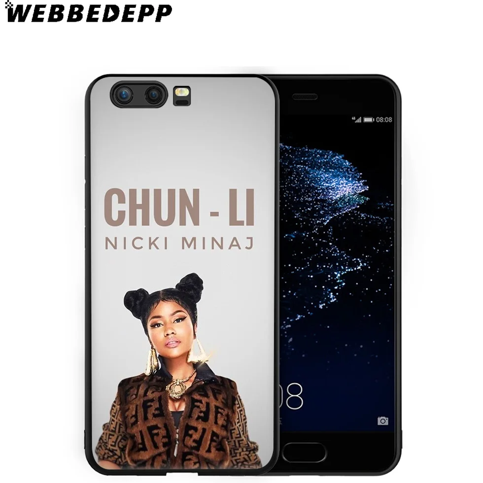 Мягкий чехол Rap Singer Nicki Minaj для Huawei P8 P9 P10 P20 P30 Lite Pro P Smart Z Plus 2019 Y6 Prime 2018 2017 Mini |