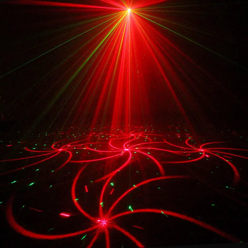 Лазерный проектор мини огни для вечеринки диско шар освещение и музыка дома