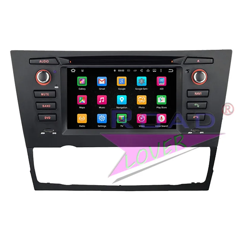 Roadlover Android 9 0 Автомобильный мультимедийный DVD плеер для BMW E90 E91 E92 E93 Авто 2005 Стерео