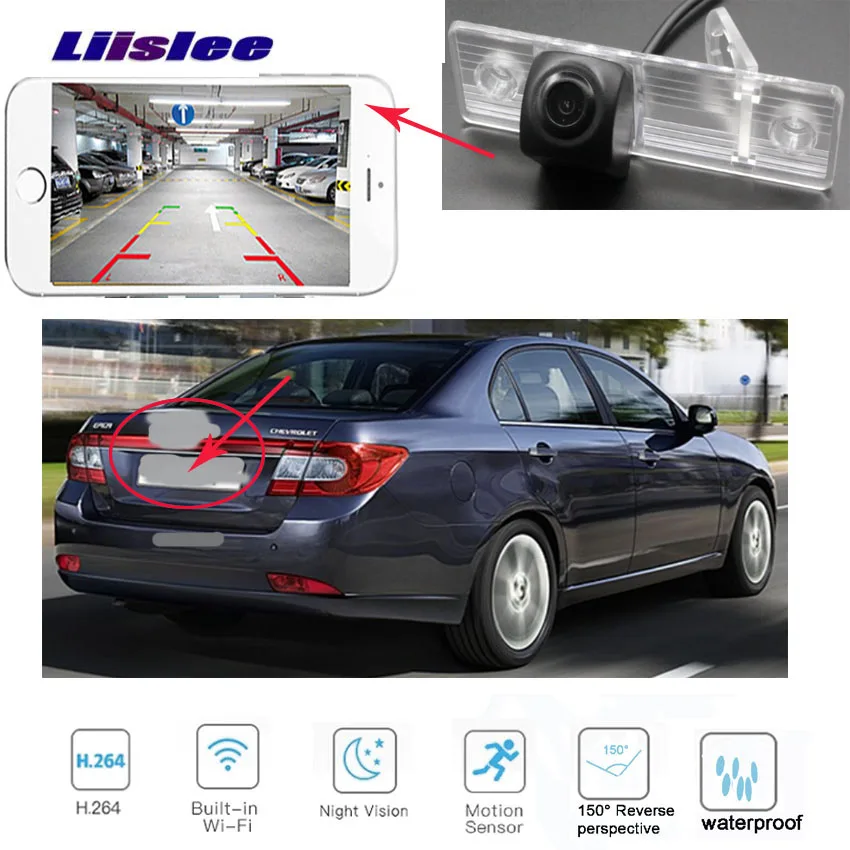LiisLee Автомобильная камера заднего вида HD беспроводная WiFi для Epica 2008 ~ 2012 Chevrolet Lova 2002