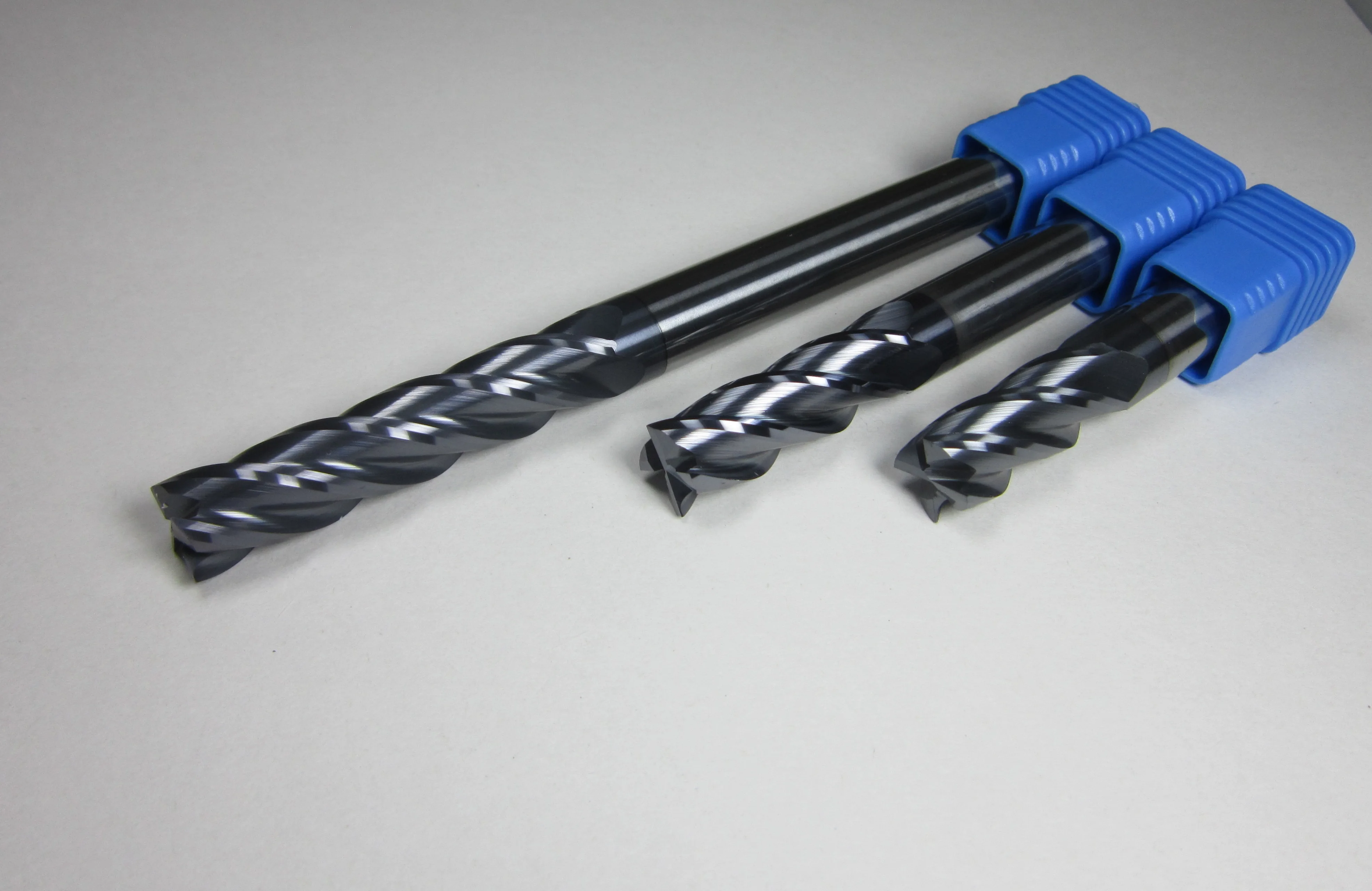 

freeshipping diameter 12MM L= 150mm 100mm 75mm flat 4 flutes HRC45 extend long shank tungsten carbide end mills milling cutter