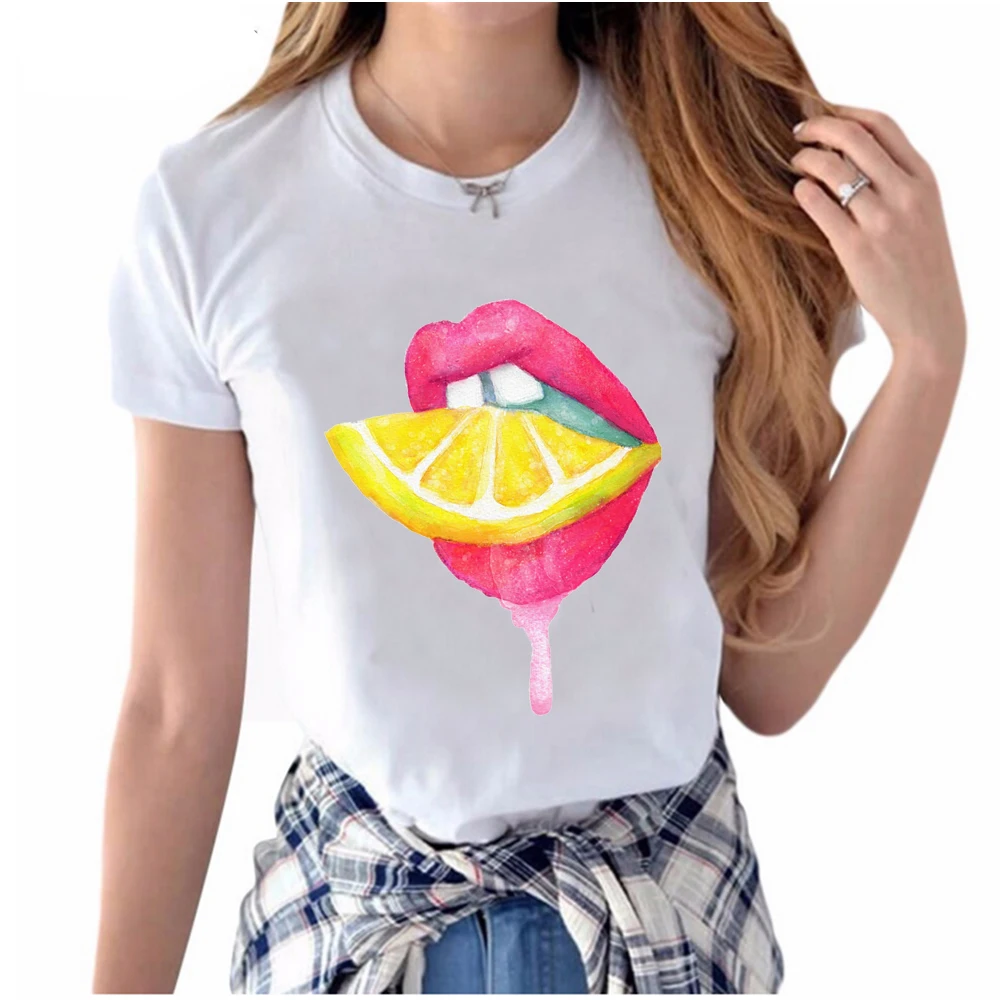 Женская футболка с принтом Don't Kill My Vibe When Life Give You Lemons модные женские футболки