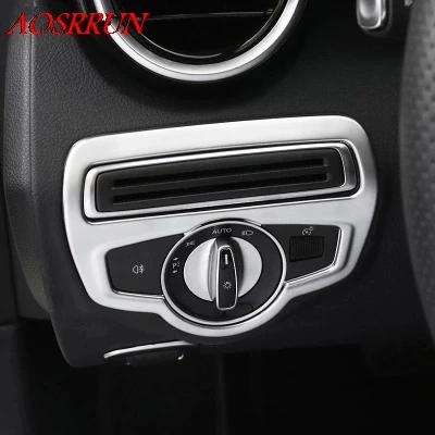 Для Mercedes Benz GLC 250d X253 2016 2017 2018 c200 250 300 светильник с передней головкой переключателем