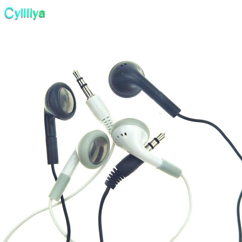 White Fashion Disposable Earphones Low Cost Earbuds 3.5mm For Cell phone iphone Samsung Mp3 Mp4 Mini HD headset 1000pcs | Электроника