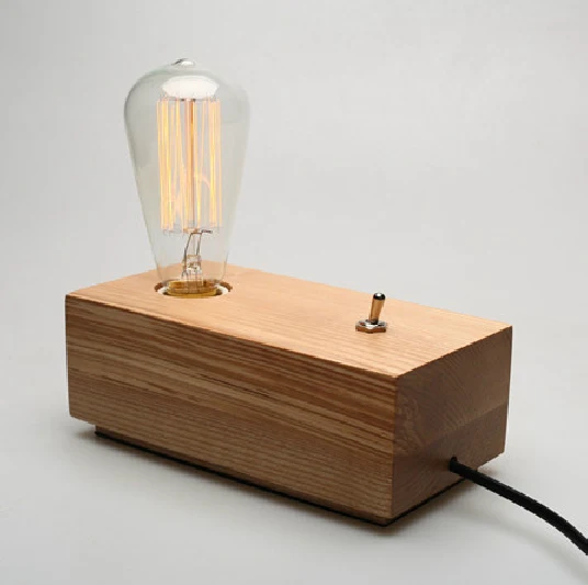 Винтажная ностальгическая настольная лампа Эдисона в стиле лофта прикроватная