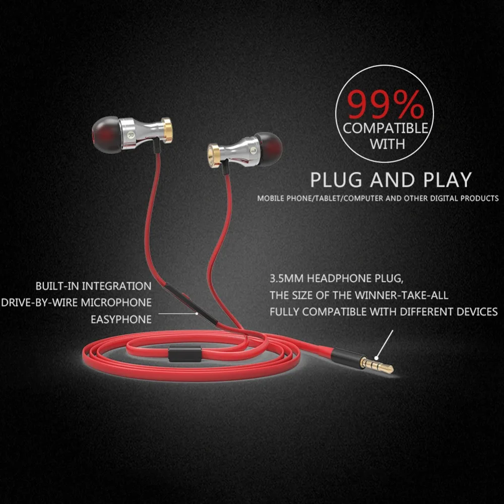 QKZ KD1 тяжелый бас MP3 In-Ear лапша проводной сотового телефона компьютерная игровая