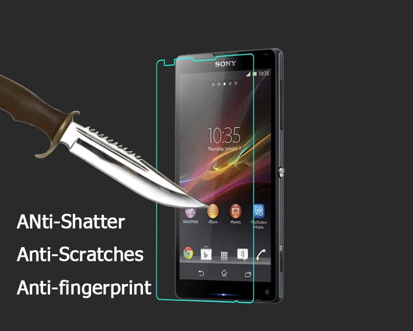 Высококачественная пленка из закаленного стекла для sony Xperia L C2104/ZL L35h стеклянная пленка для sony Xperia V LT25i/M C1904 Защитная пленка для экрана