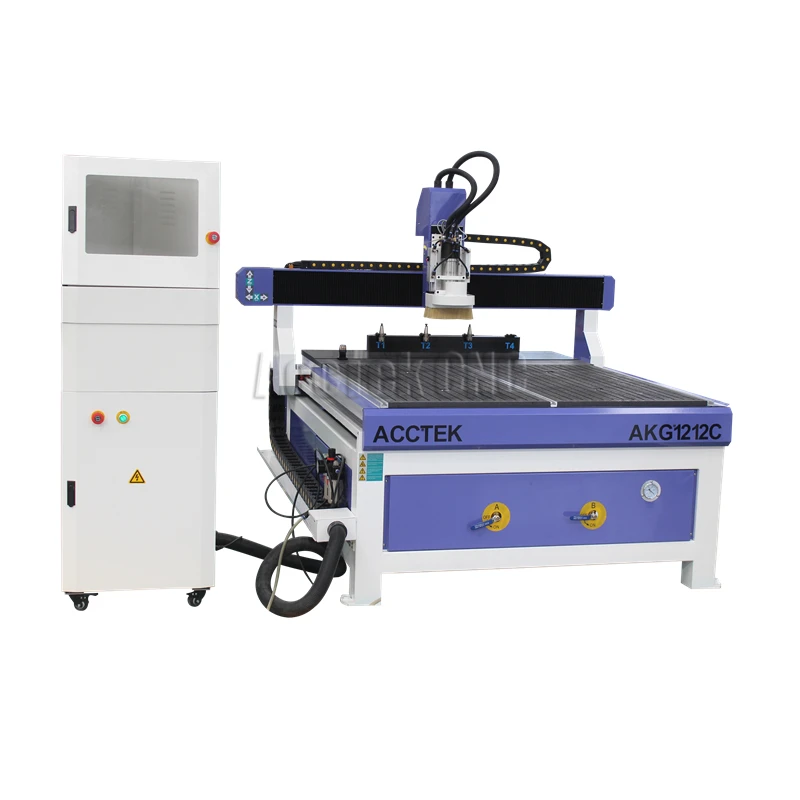 Линейный автоматический инструмент changer дерево cnc маршрутизатор машины Малый 1212