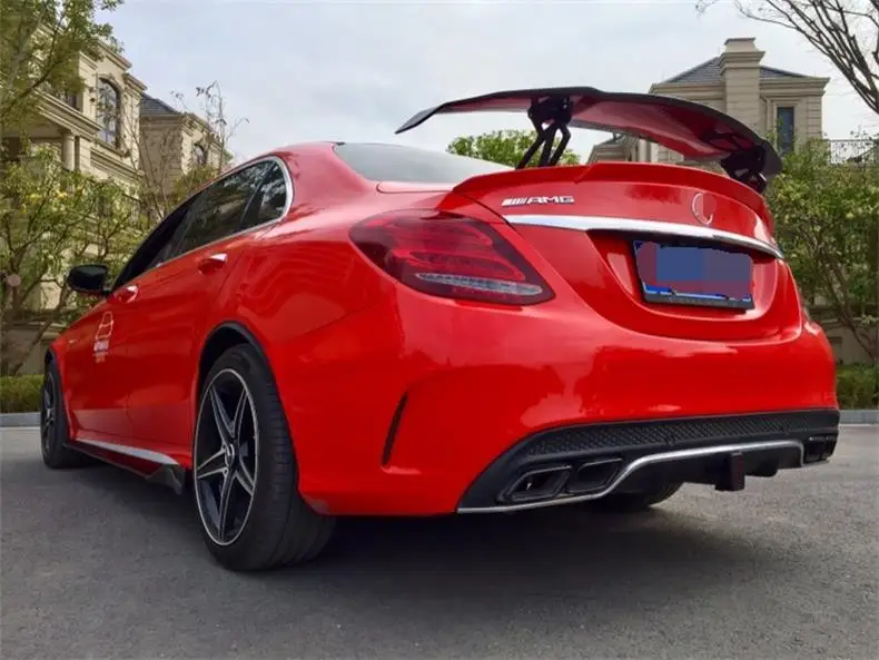 Автомобильные аксессуары спойлер из углеволокна для BENZ CLA W204 W205 W212 W117-на 2014