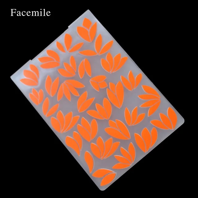 Facemile 1 шт. пластиковый с тиснением папка для подарка Скрапбукинг нерегулярные кирпичи Тип фотоальбом карта бумага ремесленный шаблон форма