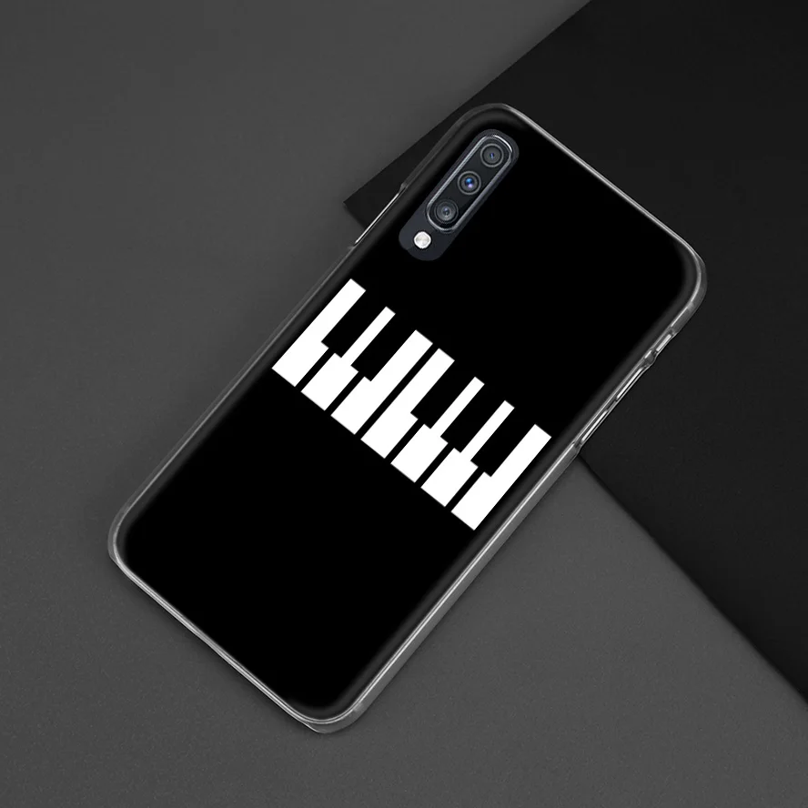 Чехол I Love Piano Music для samsung Galaxy A50 A70 A20e A40 A30 A20 A10 A8 A6 Plus A9 A7 жесткий прозрачный чехол для телефона из поликарбоната