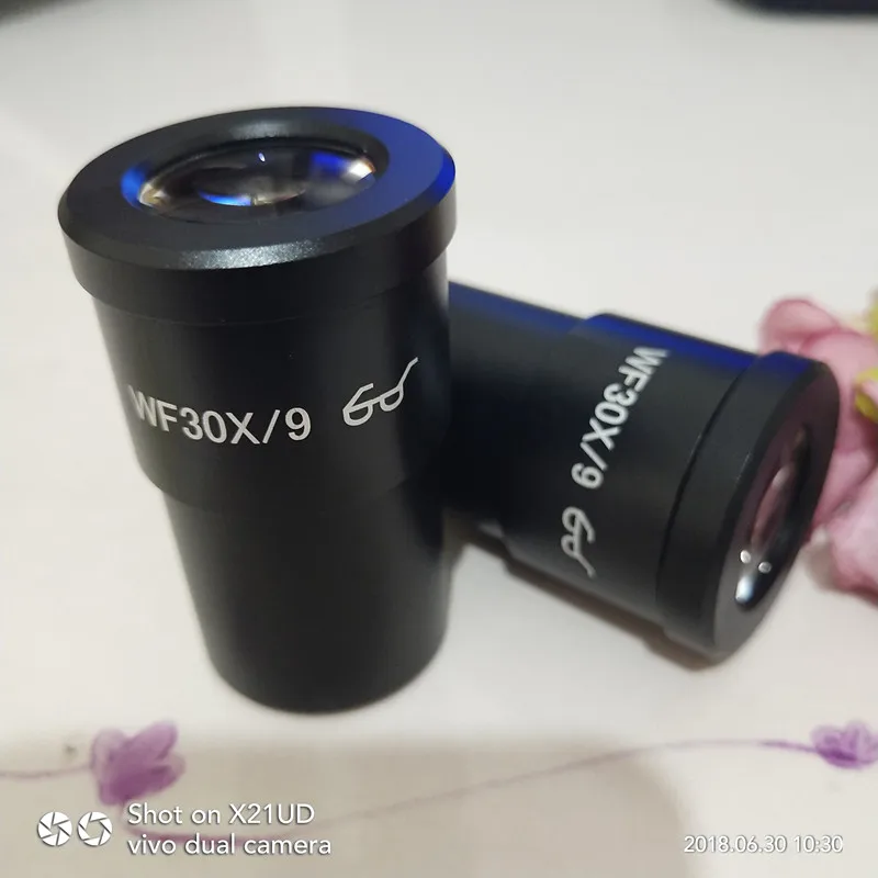 WF10X 15X 20X wf25x WF30X 20 мм 10 мм 9 мм оптическое стекло высокий Eyepiont стерео микроскоп окуляр объектив с монтажным размером 30 мм