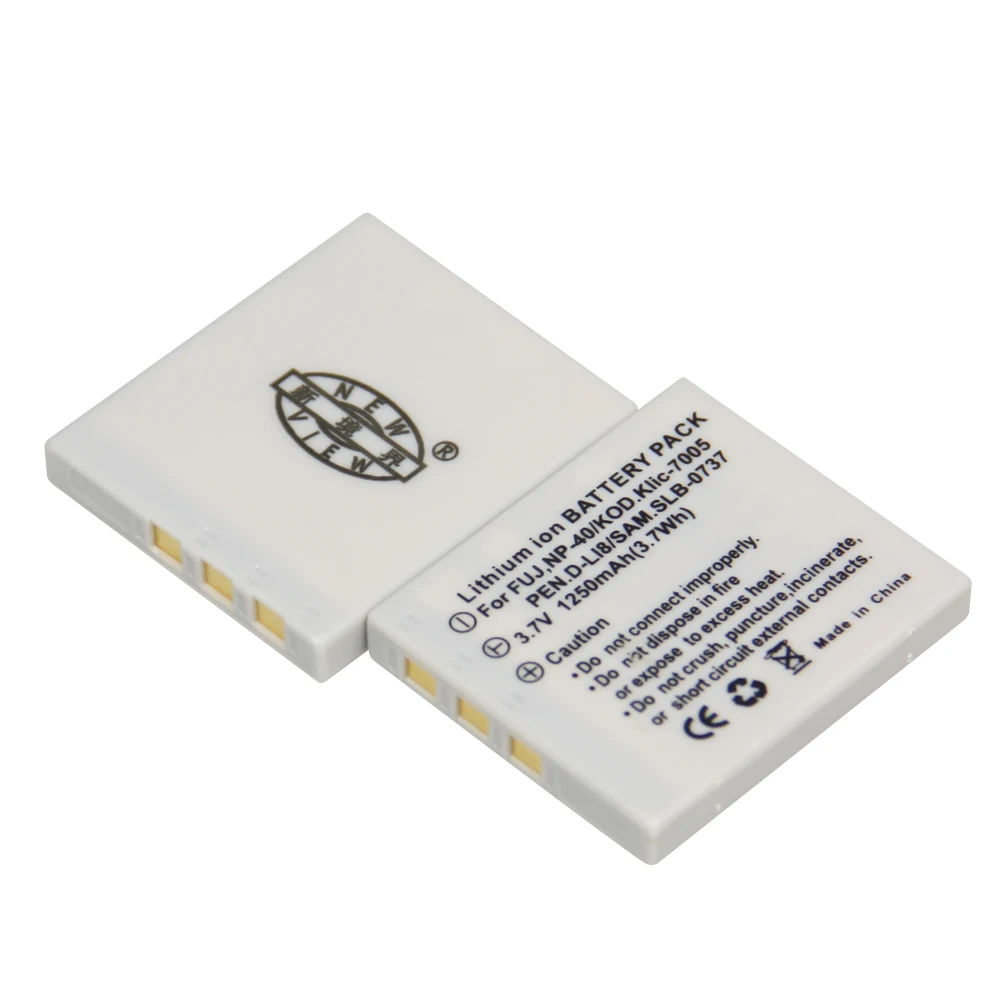2 шт. Батарея + Зарядное устройство NP-40 NP 40 NP40 Перезаряжаемые Батареи для камеры