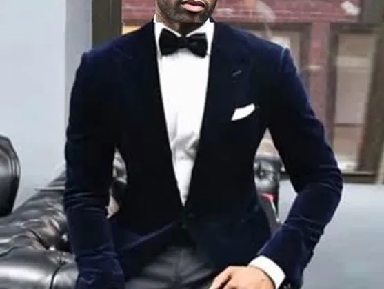 Костюм Homme темно синий Terno Masculino мужской костюм 2 предмета (пиджак + брюки галстук)