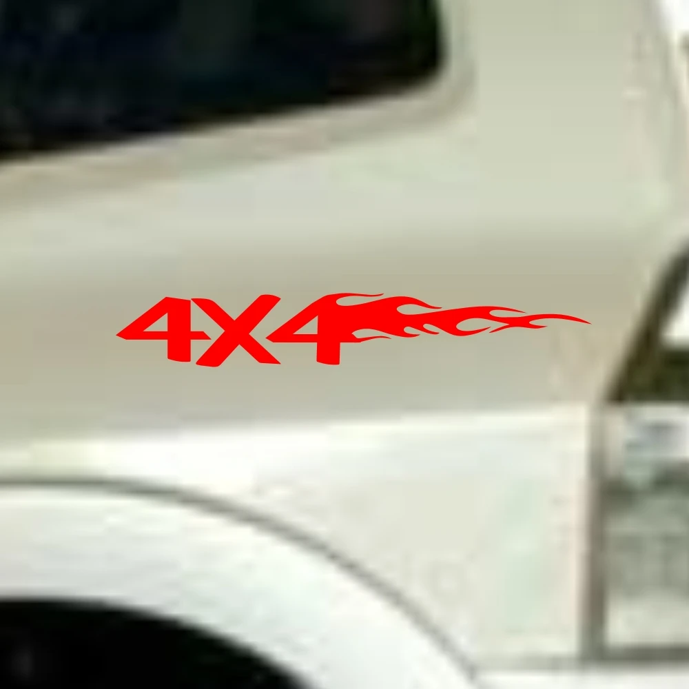 2 шт./комплект виниловые наклейки на дверь 4 х4 пламени 17 5*2 35 дюйма|flames decals|4x4 car decalsdecals for cars |