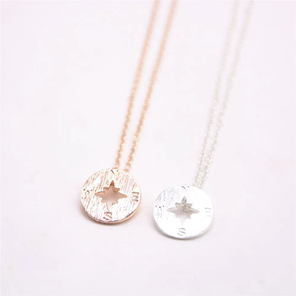 Модные ожерелья простое ожерелье с дизайном Компас Для женщин |compass necklace|fashion