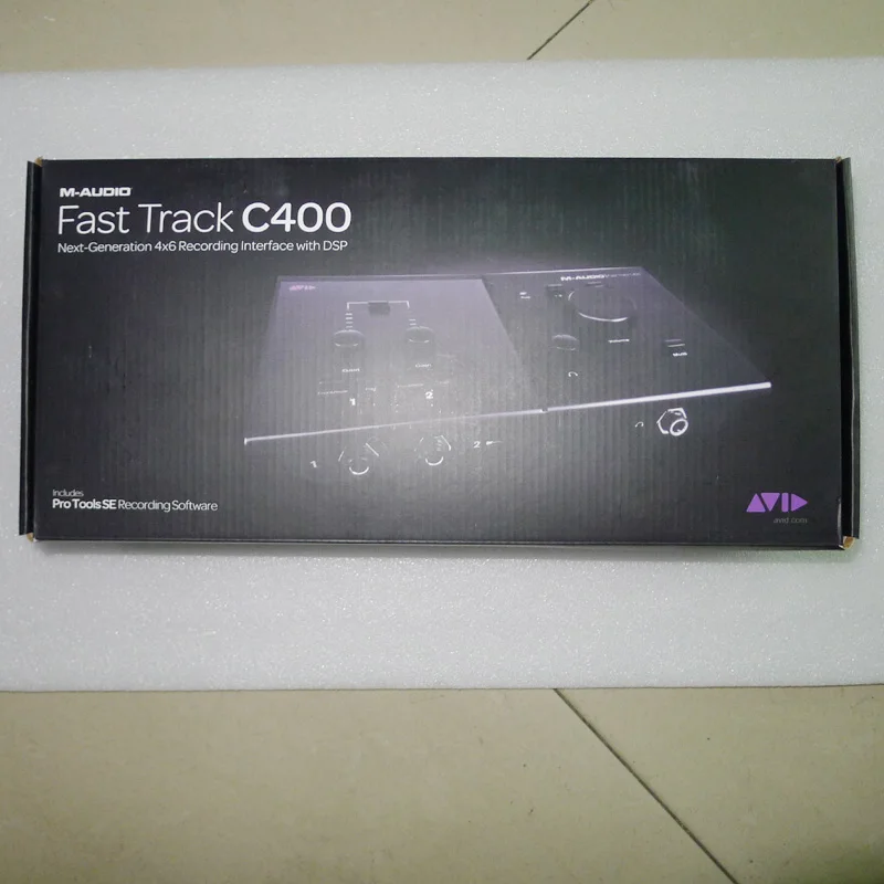 M-AUDIO Быстрый трек C400 аудио интерфейс 4 входа и 6 выход usb звуковая карта и розничная упаковка
