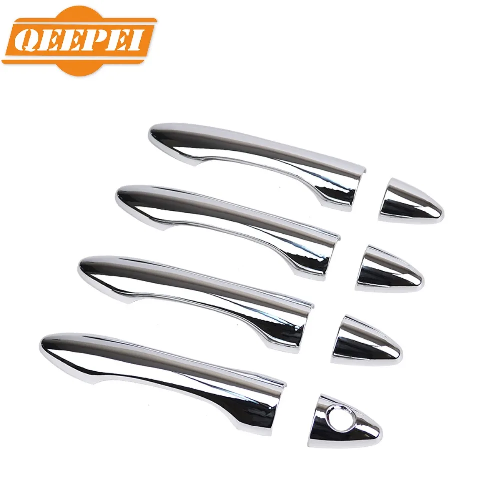 QEEPEI 8PCS New Car Door Handle Cover Outsides For Hyundai IX35 Tucson 2009-2014 High Quantity Auto Accessories QDC050 | Автомобили и