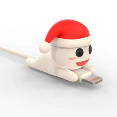 Кабель укуса милые животные кабель протектор для iphone USB кабель Органайзер чомперы зарядное устройство провода держатель для iphone кабель дропшиппинг - Цвет: Зеленый