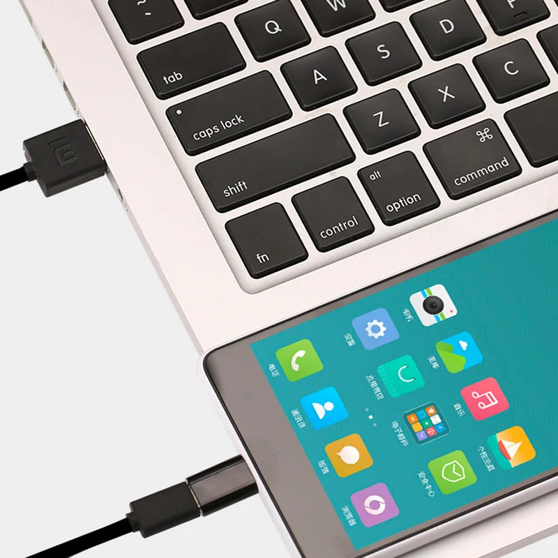 Оригинальный адаптер Xiaomi USB Type C с Micro на питания OTG Кабели для 4C/Φ Mi6 Mi5 Redmi 4X Notebook
