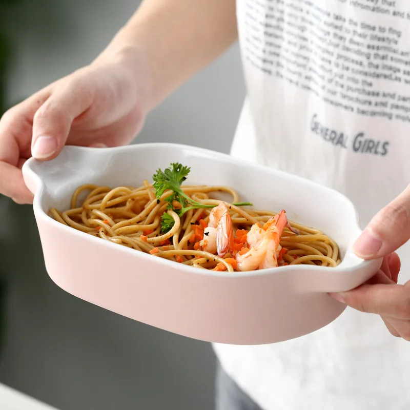 5 цветов креативная керамическая посуда для выпечки микроволновая печь