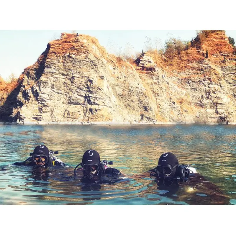 Мужская и женская Крышка для головы дайвинга сохраняющая тепло Солнцезащитная