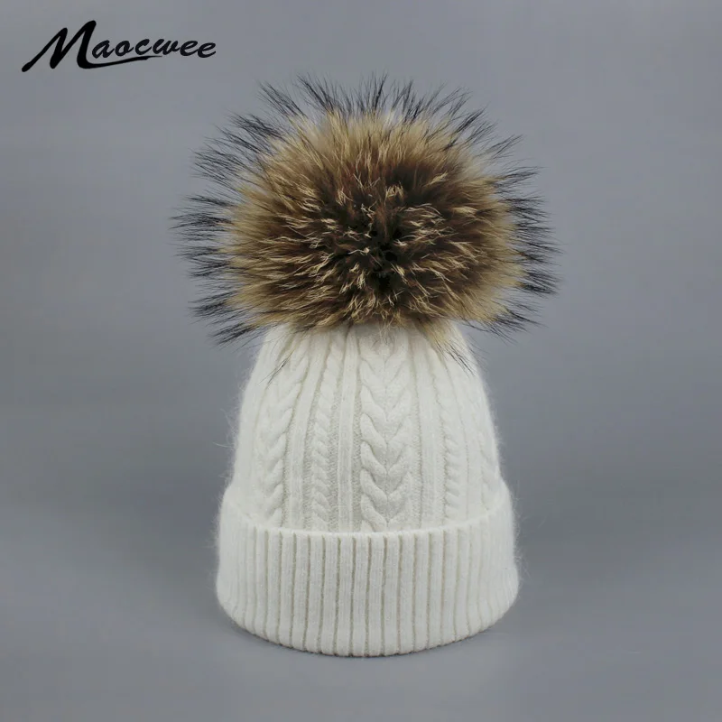 New Pom Poms Women Winter Hats Casual Beanies Fashion Crochet Knitting Hat Brand Thick Female Cap Hat Bone feminino Wholesale