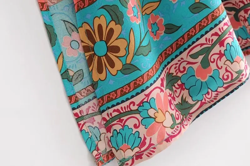 2018 Женские винтажные Тотем с цветочным принтом vestidos богемная длинная юбка Евро