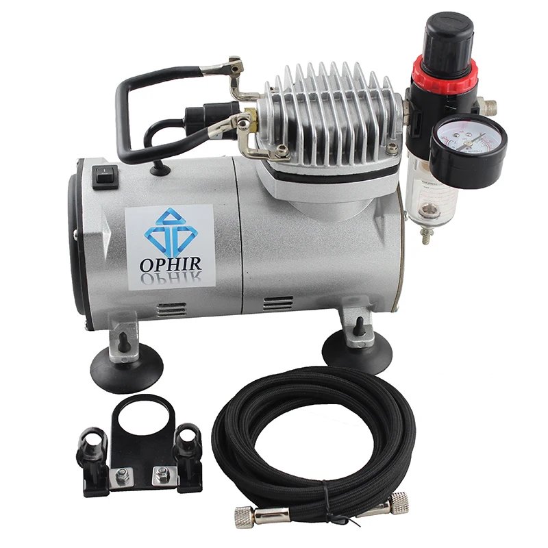 Комплект аэрографа двойного действия OPHIR 3 наконечника 7cc & 22cc 110 В 220 комплект