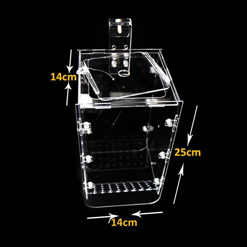 Rope design Acrylic Fishing box trap box for safe catch fish